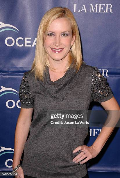 Actress Angela Kinsey attends Oceana's 2009 Partners Award gala on November 20, 2009 in Los Angeles, California.