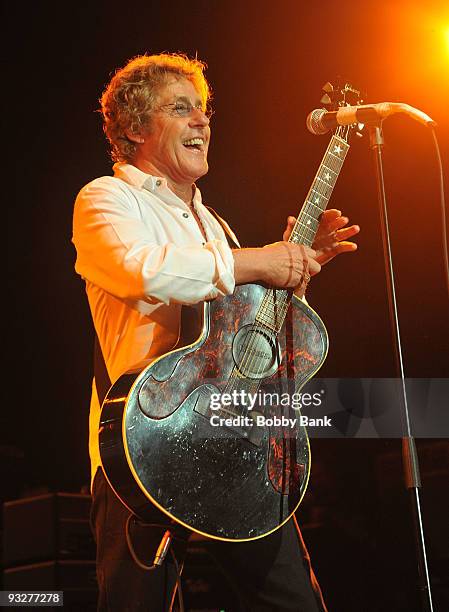 Roger Daltrey performs at the Nokia Theatre on November 20, 2009 in New York City.