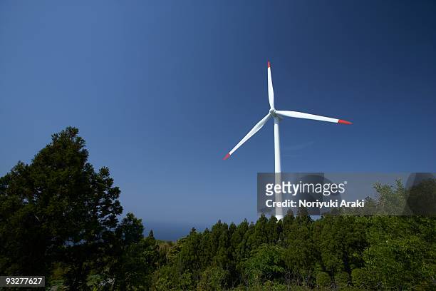 wind power generation - wind power japan stock pictures, royalty-free photos & images