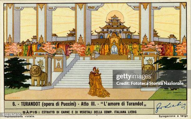 'The Love of Turandot' from the third Act of the opera by Giacomo Puccini on libretto by Giuseppe Adami e Renato Simoni. The Puccini opera was given...