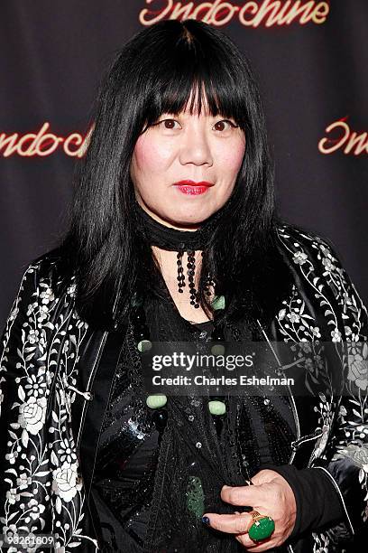 Designer Anna Sui attends the Indochine 25th anniversary celebration at the Indochine store on November 20, 2009 in New York City.