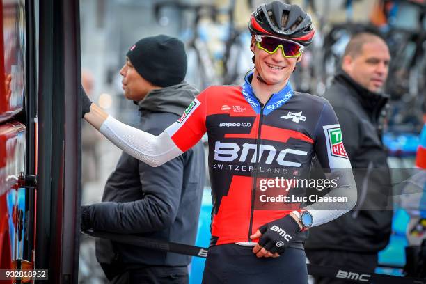 Start / Tom Bohli of Swiss and BMC Racing Team / during the 16th Handzame Classic 2018 a 199,1km from Bredene to Handzame on March 16, 2018 in...