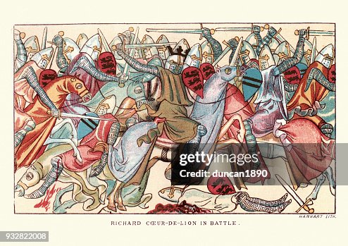 King Richard the Lionheart in Battle King Richard the Lionheart in Battle