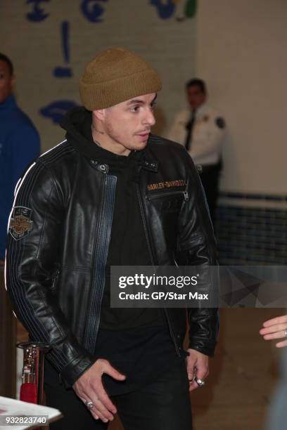 Beau Casper Smart is seen on March 15, 2018 in Los Angeles, CA.