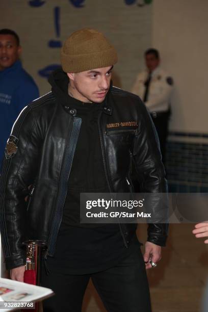 Beau Casper Smart is seen on March 15, 2018 in Los Angeles, CA.