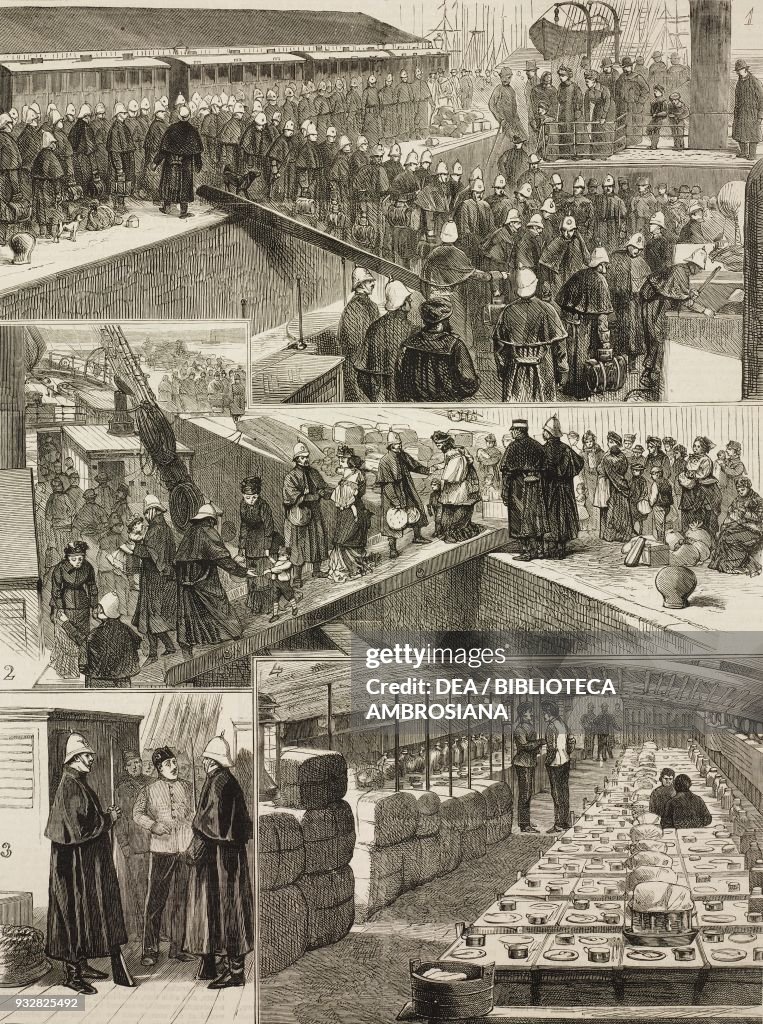 Departure of troops from Southampton