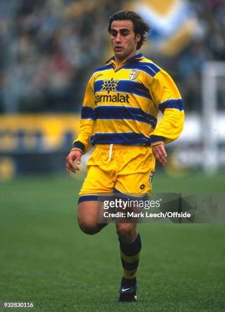 October 1998 Parma, Serie A - Parma v Fiorentina -Fabio Cannavaro of Parma