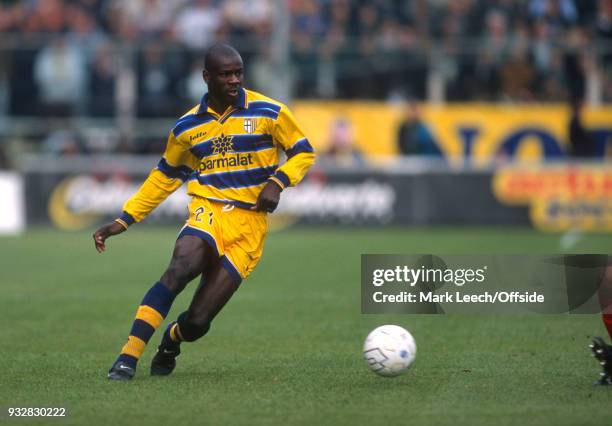 October 1998 Parma, Serie A - Parma v Fiorentina - Lilian Thuram of Parma