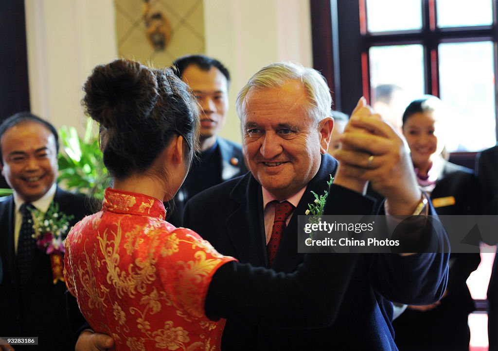 Former French Premier Jean-Pierre Raffarin Visits China