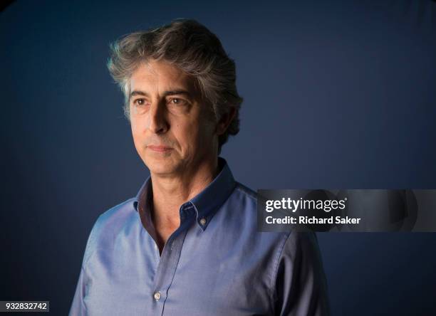 Film director Alexander Payne is photographed for the Observer on October 13, 2017 in London, England.