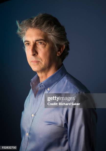 Film director Alexander Payne is photographed for the Observer on October 13, 2017 in London, England.