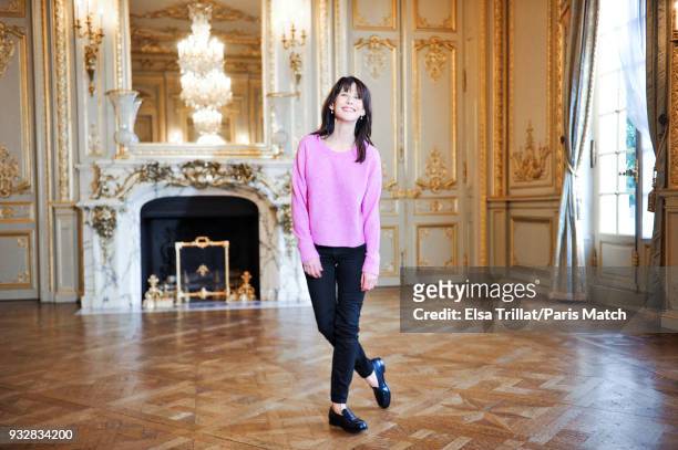 Actor and film director Sophie Marceau is photographed for Paris Match on February 2, 2018 in Paris, France.