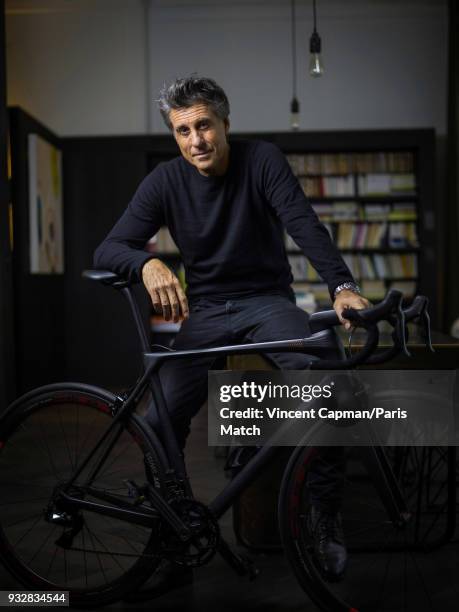 Entrepreneur Marc Simoncini is photographed for Paris Match on February 17, 2018 in Paris, France.