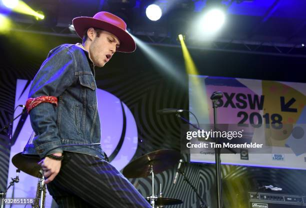 Harry Hudson performs during the Pandora showcase on March 15, 2018 in Austin, Texas.