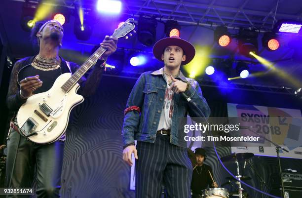 Harry Hudson performs during the Pandora showcase on March 15, 2018 in Austin, Texas.