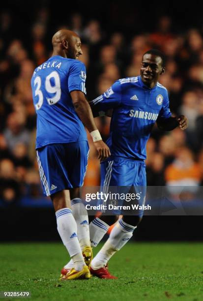 Gael Kakuta of Chelsea makes his debut during the Barclays Premiership match between Chelsea and Wolverhampton Wanderers at Stamford Bridge on...