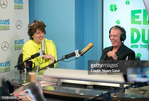 Singer Charlie Puth speaks with host Elvis Duran at "The Elvis Duran Z100 Morning Show" at Z100 Studio on March 16, 2018 in New York City.