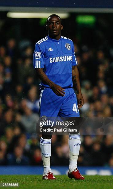 Gael Kakuta of Chelsea in action during the Barclays Premiership match between Chelsea and Wolverhampton Wanderers at Stamford Bridge on November 21,...