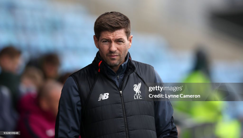 Manchester City v Liverpool - UEFA Youth League Quarter-Final