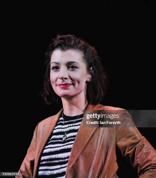 Actress Frances McNamee stands for pictures during 'The Last Ship' photocall at Northern Stage on March 16, 2018 in Newcastle Upon Tyne, England....