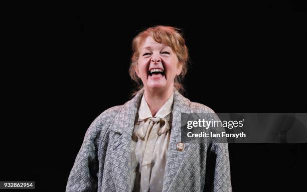 Actress Charlie Hardwick stands for pictures during 'The Last Ship' photocall at Northern Stage on March 16, 2018 in Newcastle Upon Tyne, England....