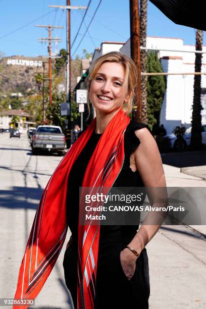 Actor and film producer Julie Gayet is photographed for Paris Match on March 4, 2018 in Los Angeles, California.