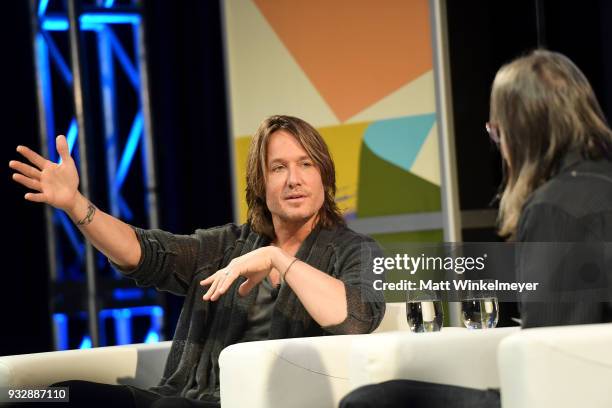 Keith Urban attends A Conversation with Keith Urban 2018 SXSW Conference and Festivals at Austin Convention Center on March 16, 2018 in Austin, Texas.