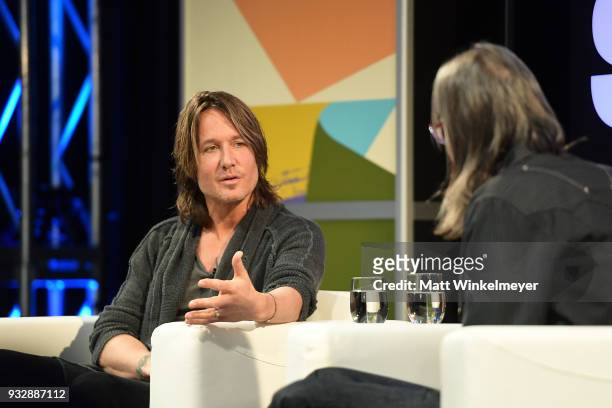 Keith Urban attends A Conversation with Keith Urban 2018 SXSW Conference and Festivals at Austin Convention Center on March 16, 2018 in Austin, Texas.