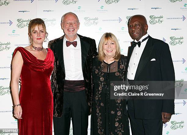 Radio DJ Bob Harris , Cynthia Lennon and their guests arrive at the fourth annual Emeralds And Ivy Ball in aid of Cancer Research UK at Battersea...