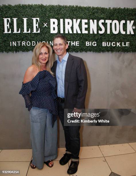 Lori Kahan and David Kahan attend the ELLE and Birkenstock Launch Exclusive Pop-Up Shop at Nordstrom on March 15, 2018 in San Francisco, California.