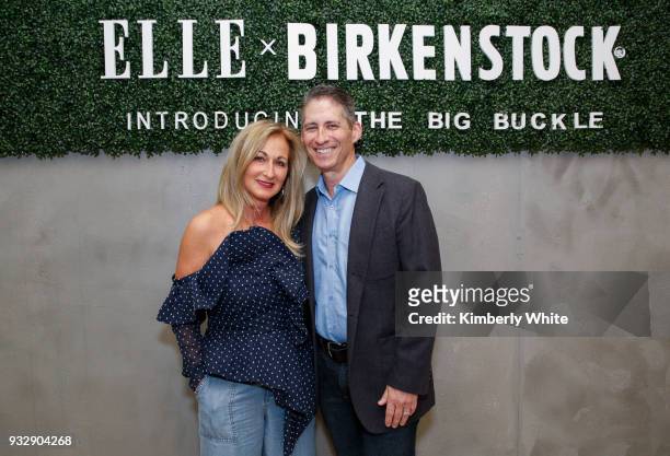 Lori Kahan and David Kahan attend the ELLE and Birkenstock Launch Exclusive Pop-Up Shop at Nordstrom on March 15, 2018 in San Francisco, California.