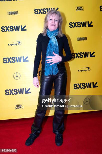 Tina Weymouth of Talking Heads attends From CBGB to the World: A Downtown Diaspora during SXSW at Austin Convention Center on March 16, 2018 in...