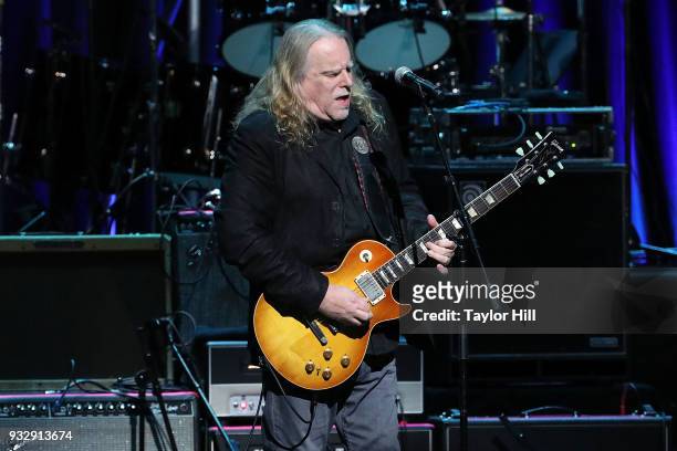 Warren Haynes performs during "Love Rocks NYC! A Benefit for God's Love We Deliver" at Beacon Theatre on March 15, 2018 in New York City.