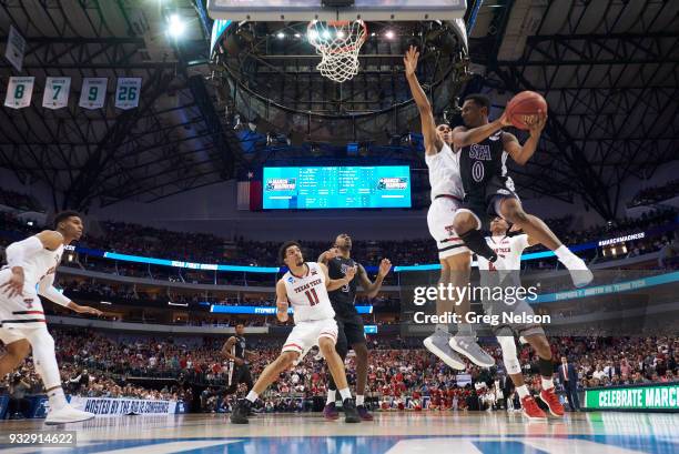 Playoffs: Stephen F. Austin Aaron Augustin in action vs Texas Tech at American Airlines Center. Dallas, TX 3/15/2018 CREDIT: Greg Nelson