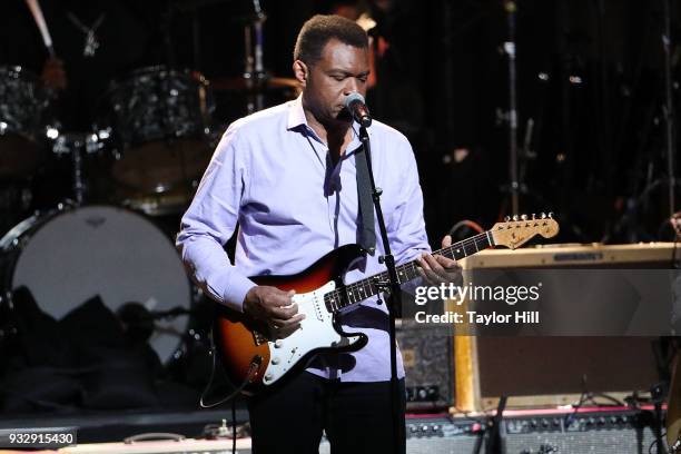 Robert Cray performs during "Love Rocks NYC! A Benefit for God's Love We Deliver" at Beacon Theatre on March 15, 2018 in New York City.