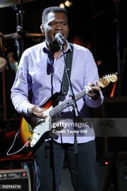 Robert Cray performs during "Love Rocks NYC! A Benefit for God's Love We Deliver" at Beacon Theatre on March 15, 2018 in New York City.