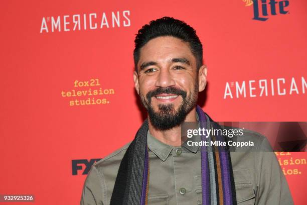 Actor Clayton Cardenas attends "The Americans" Season 6 Premiere at Alice Tully Hall, Lincoln Center on March 16, 2018 in New York City.