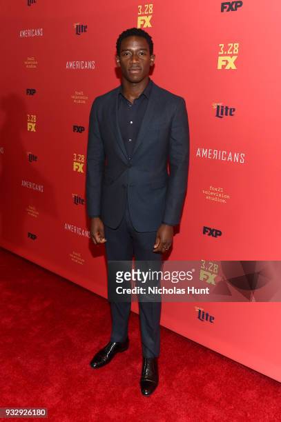 Actor Damson Idris attends "The Americans" Season 6 Premiere at Alice Tully Hall, Lincoln Center on March 16, 2018 in New York City.