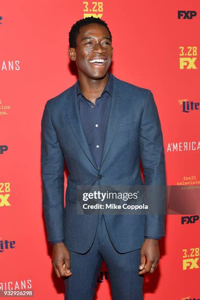 Actor Damson Idris attends "The Americans" Season 6 Premiere at Alice Tully Hall, Lincoln Center on March 16, 2018 in New York City.