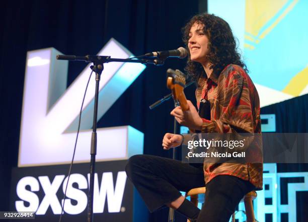 Nuria Graham performs onstage at Friday International Artist Showcase at Flatstock during SXSW at Austin Convention Center on March 16, 2018 in...