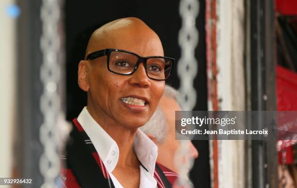 RuPaul attends his Star ceremony on The Hollywood Walk Of Fame on March 16, 2018 in Hollywood, California.