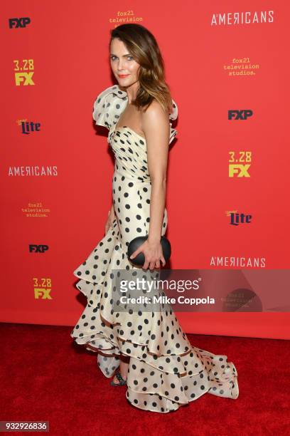 Actor Keri Russell attends "The Americans" Season 6 Premiere at Alice Tully Hall, Lincoln Center on March 16, 2018 in New York City.