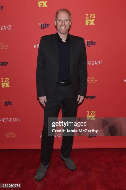 Noah Emmerich attends the "The Americans" Season 6 Premiere at Alice Tully Hall, Lincoln Center on March 16, 2018 in New York City.