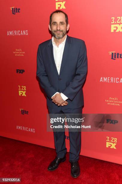Actor Peter Jacobson attends "The Americans" Season 6 Premiere at Alice Tully Hall, Lincoln Center on March 16, 2018 in New York City.