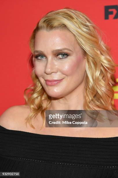Actor Laurie Holden attends "The Americans" Season 6 Premiere at Alice Tully Hall, Lincoln Center on March 16, 2018 in New York City.