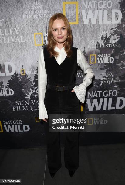 Actress Kate Bosworth attends the Salon Series during the 2018 Sun Valley Film Festival - Day 3 on March 16, 2018 in Sun Valley, Idaho.