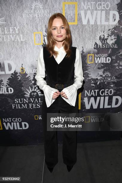 Actress Kate Bosworth attends the Salon Series during the 2018 Sun Valley Film Festival - Day 3 on March 16, 2018 in Sun Valley, Idaho.