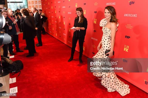 Actor Keri Russell attends "The Americans" Season 6 Premiere at Alice Tully Hall, Lincoln Center on March 16, 2018 in New York City.