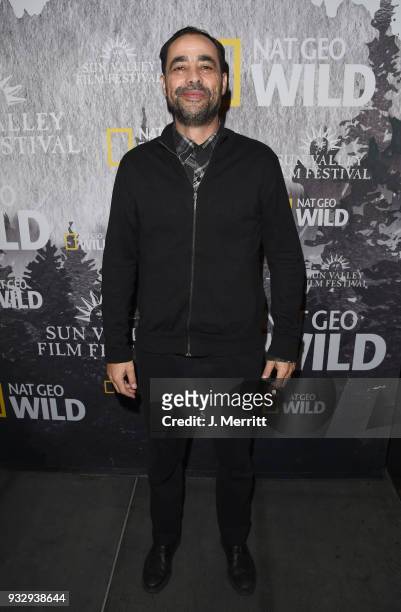 Actor Giancarlo Ruiz attends the Salon Series during 2018 Sun Valley Film Festival - Day 3 the on March 16, 2018 in Sun Valley, Idaho.