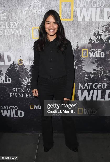 Actress Sulem Calderon attends the Salon Series during 2018 Sun Valley Film Festival - Day 3 the on March 16, 2018 in Sun Valley, Idaho.